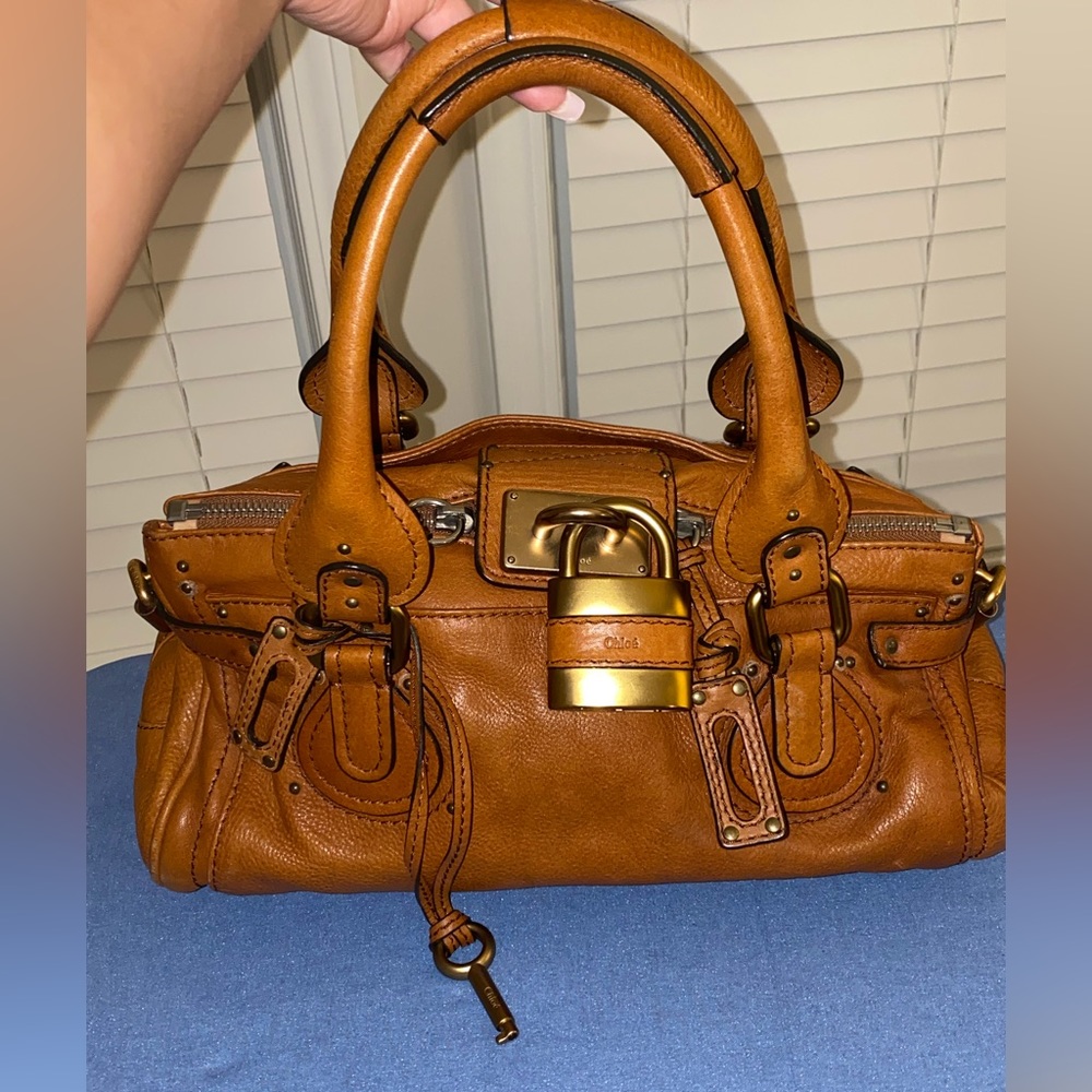 Chloe- Brown paddington bag